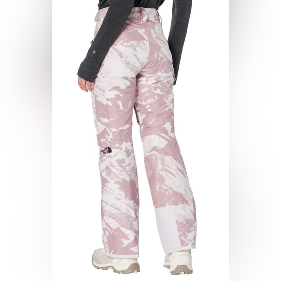 The North Face Freedom Insulated Pants Lavender Fog Tonal Mountainscape Print 2X - Picture 2 of 16